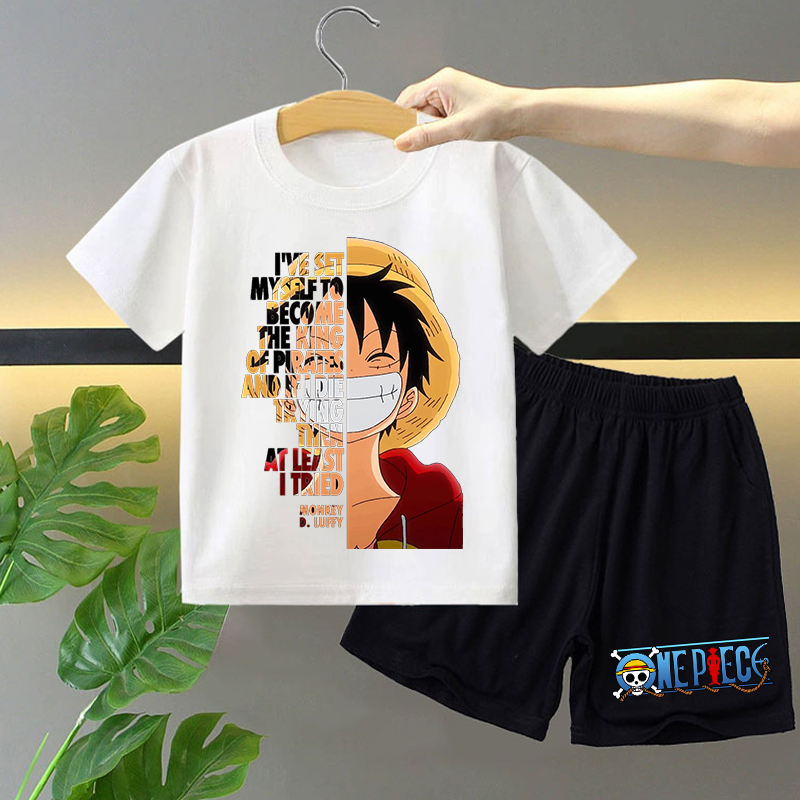 Boyshort Underwear - 원피스 2pcs 어린이를위한 반팔 반바지 세트