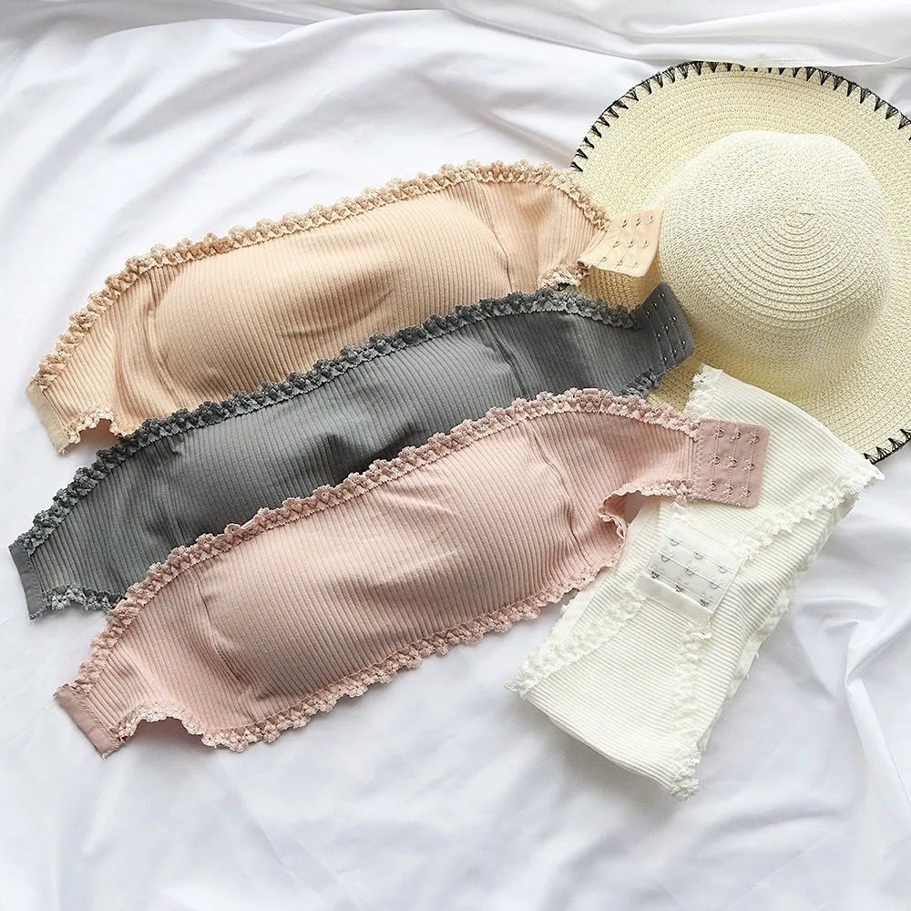 Strapless Bra Backless - 여성용 어깨끈 없는 미끄럼 방지 브라,