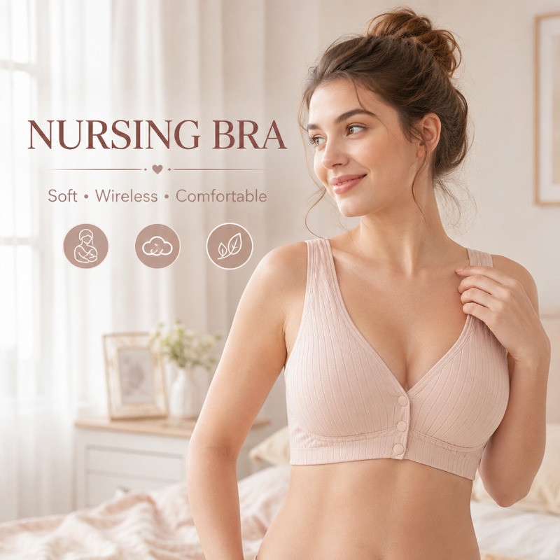 Nursing Bra Sleep - 여성용 수유 브라 임산부 모유 수유