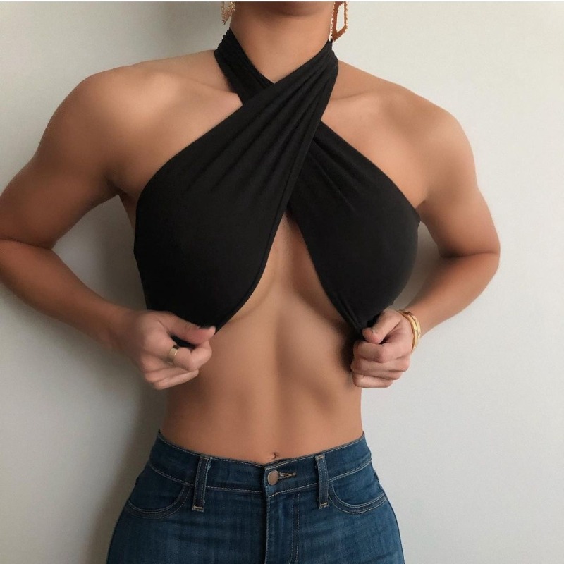 봄 신상 여성 티셔츠 여성 단색 섹시하고 다용도로 활용 - Strapless Bra Backless 리뷰 및 가격